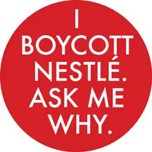 Boycott Nestle Badge