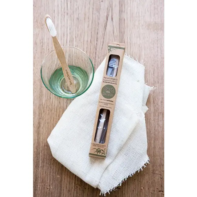 Bamboo toothbrush for ecological dental hygiene