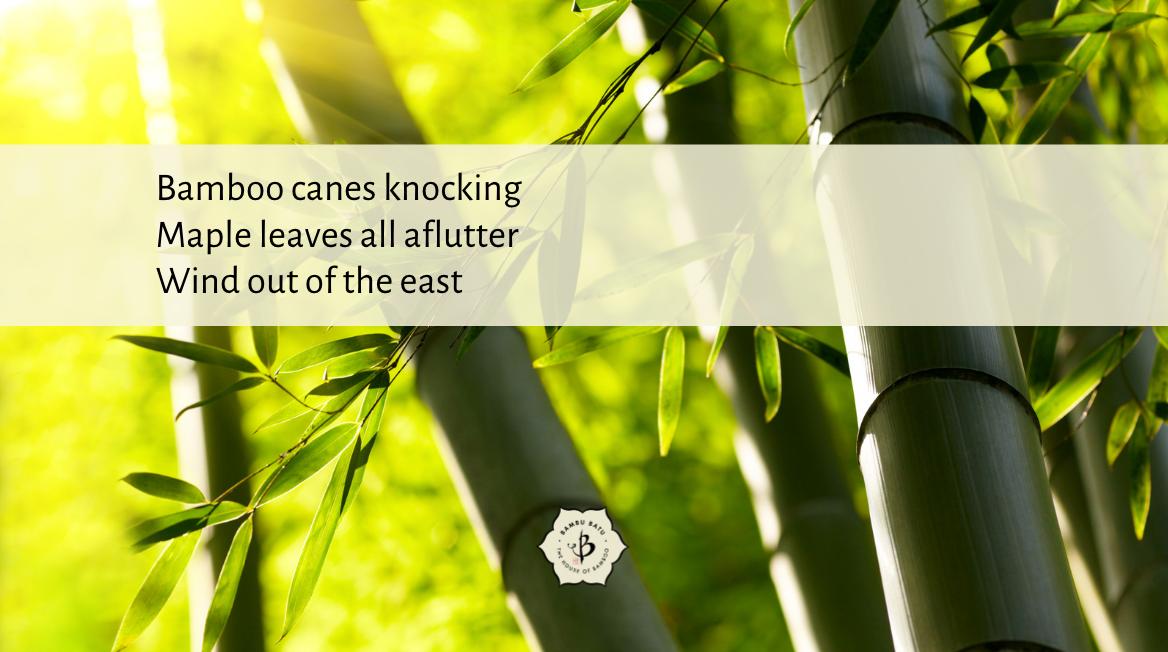 Bamboo haiku and poetry