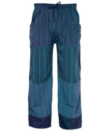 Fair Trade Cotton Lounge Pants blue
