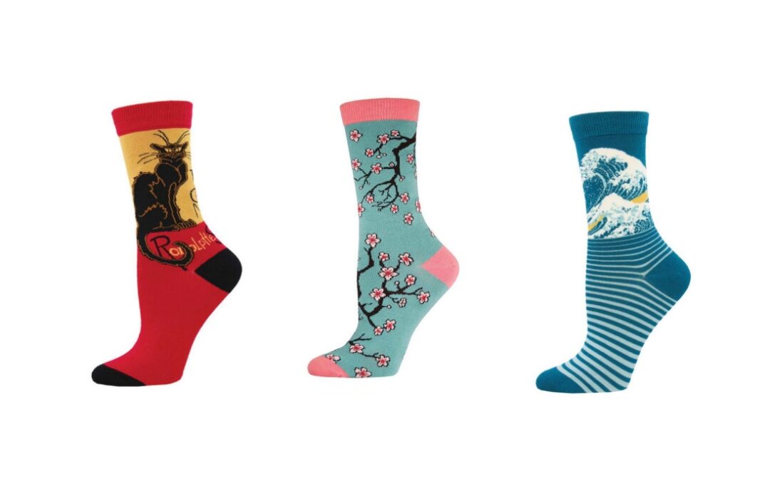 The coolest bamboo socks with fun prints