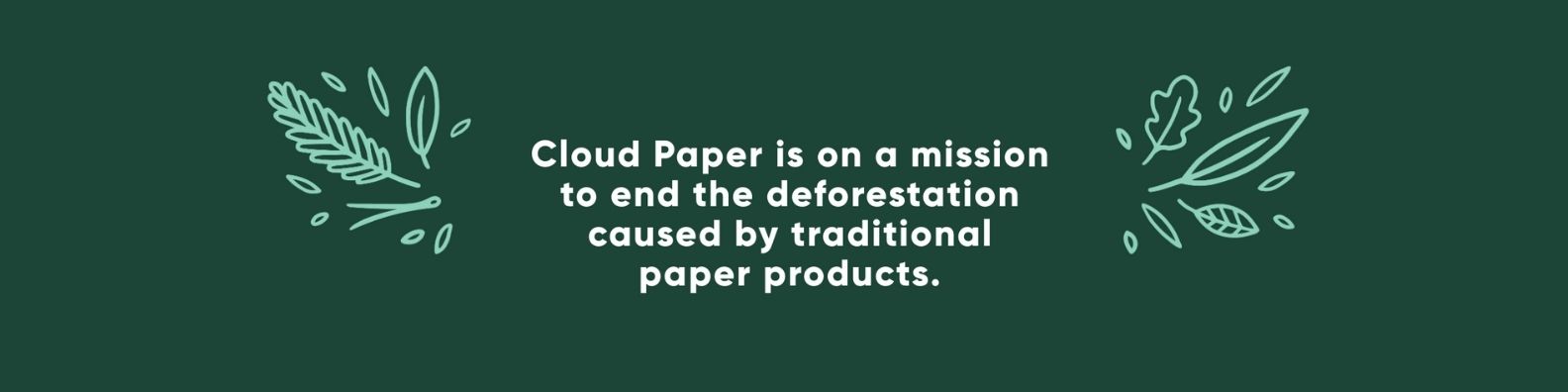 Cloud paper mission banner