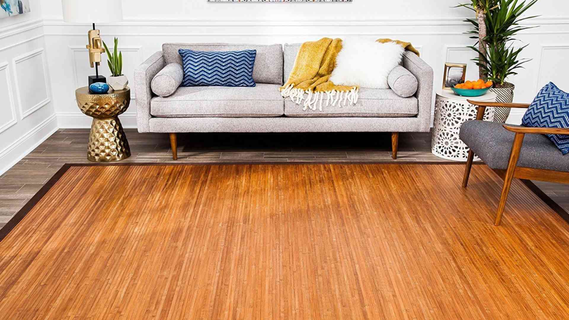 Bamboo Floormat chocolate ANJI