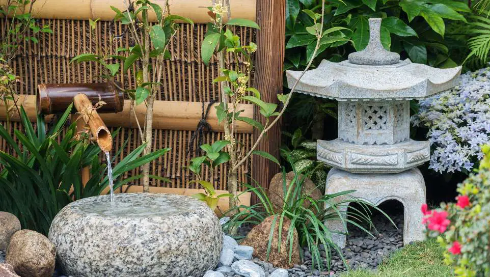 Bamboo fountain for Feng Shui