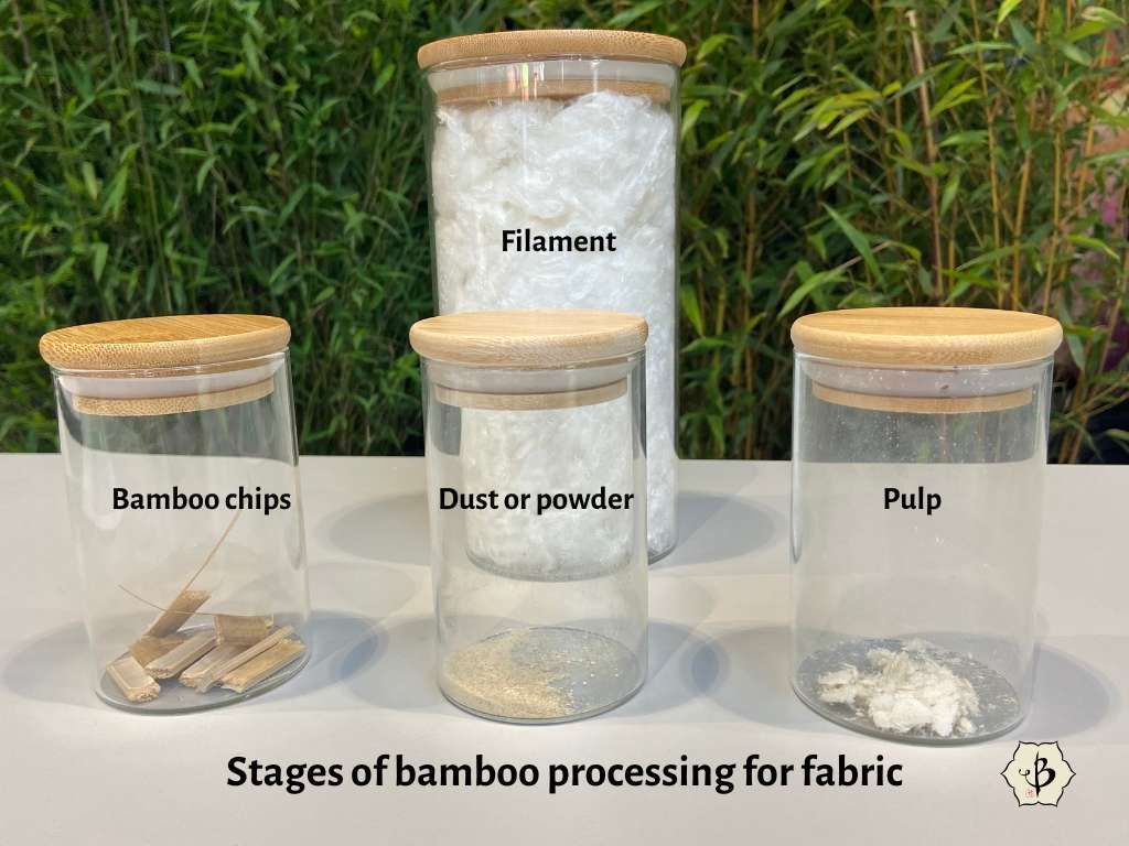 Bamboo processing for fabric