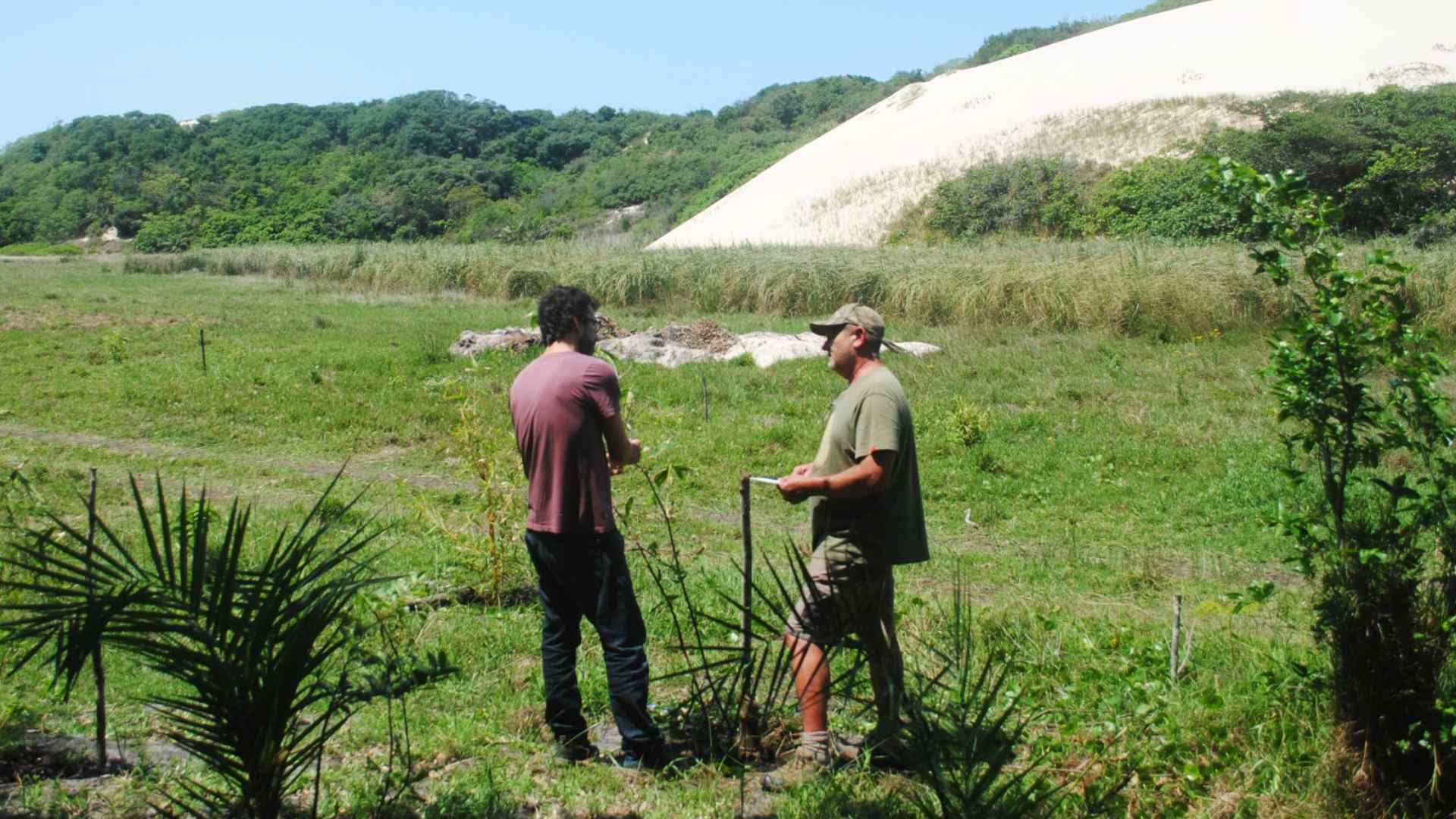 Bamboo site inspection Fred Hornaday