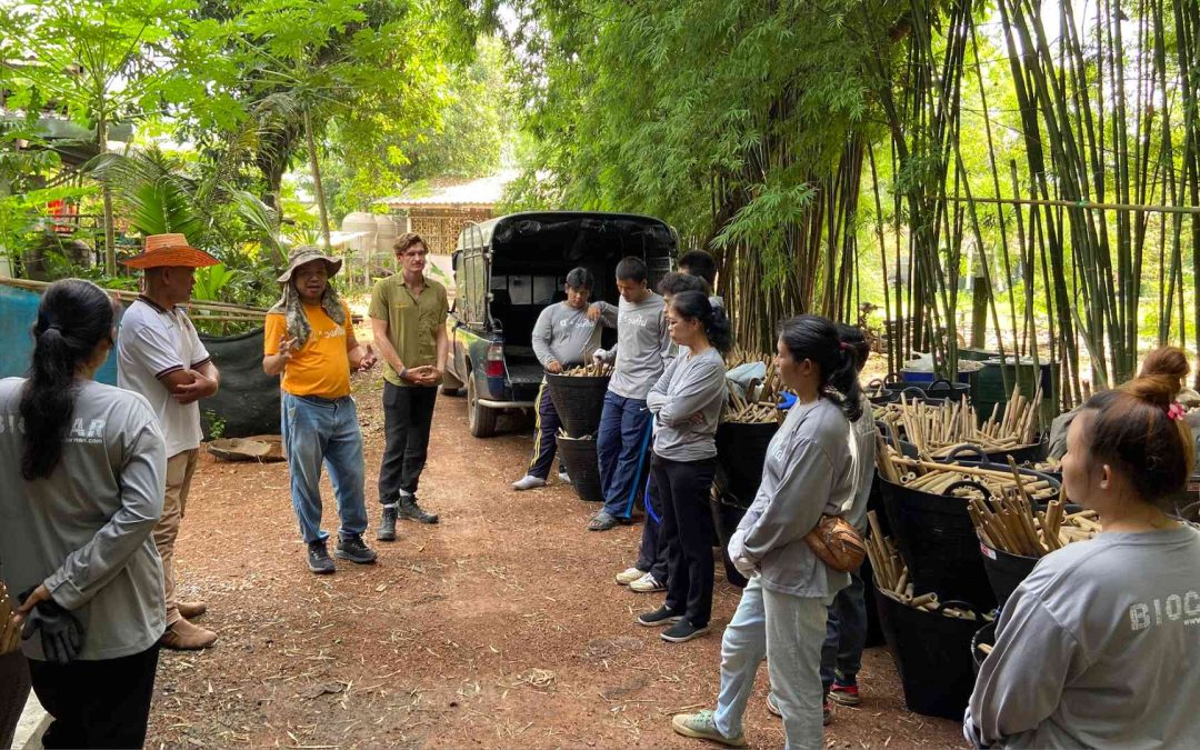 Wanphen bamboo biochar Thailand